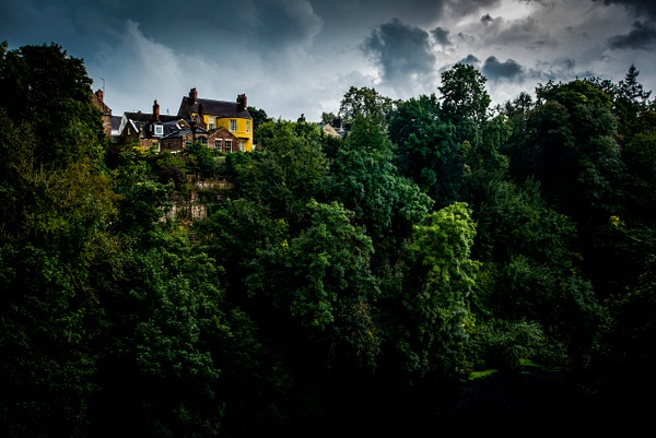 Yellow House On The Hill - Fine Art Photography Gallery Of Durham City