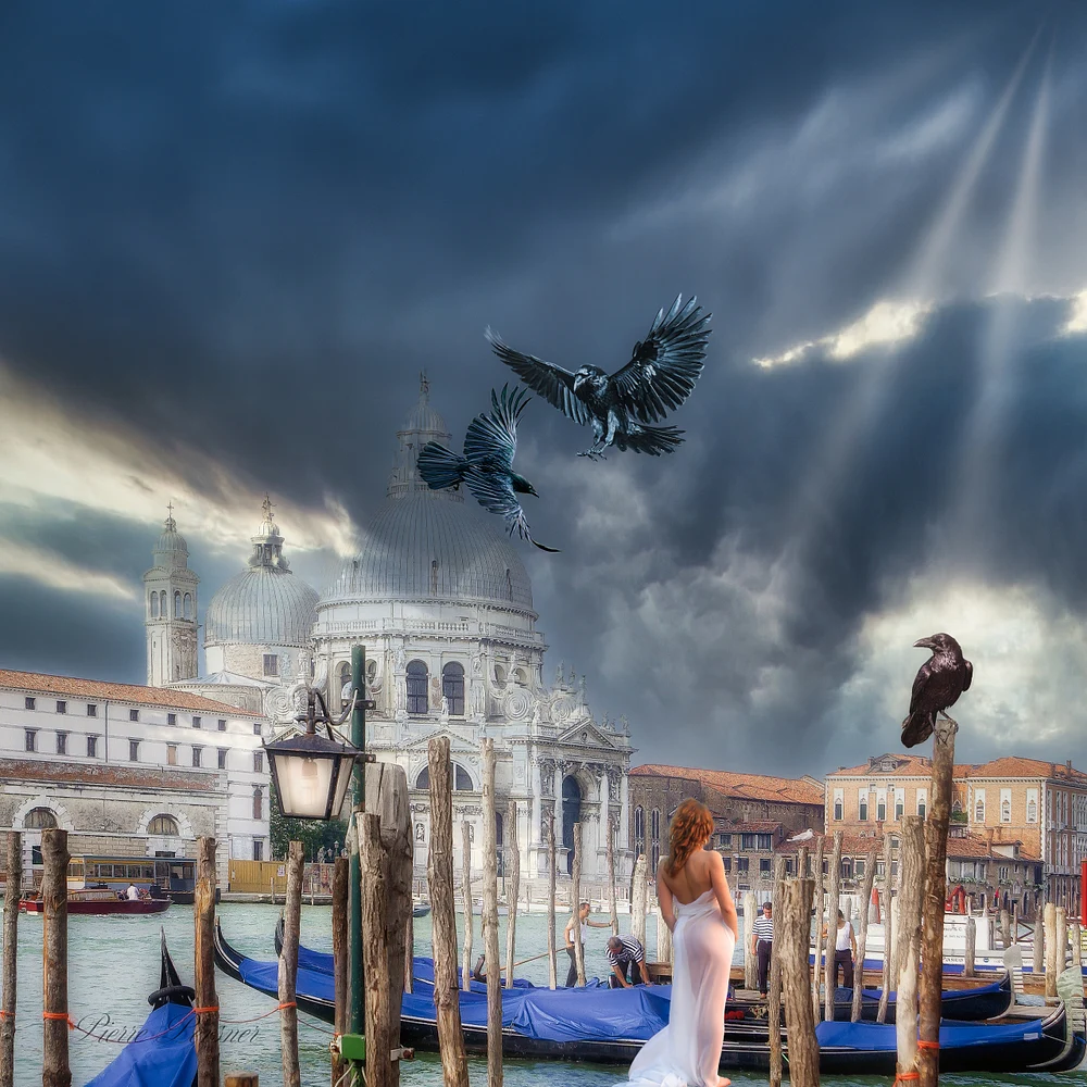 MERMAID WATCHING GONGOLIERS
