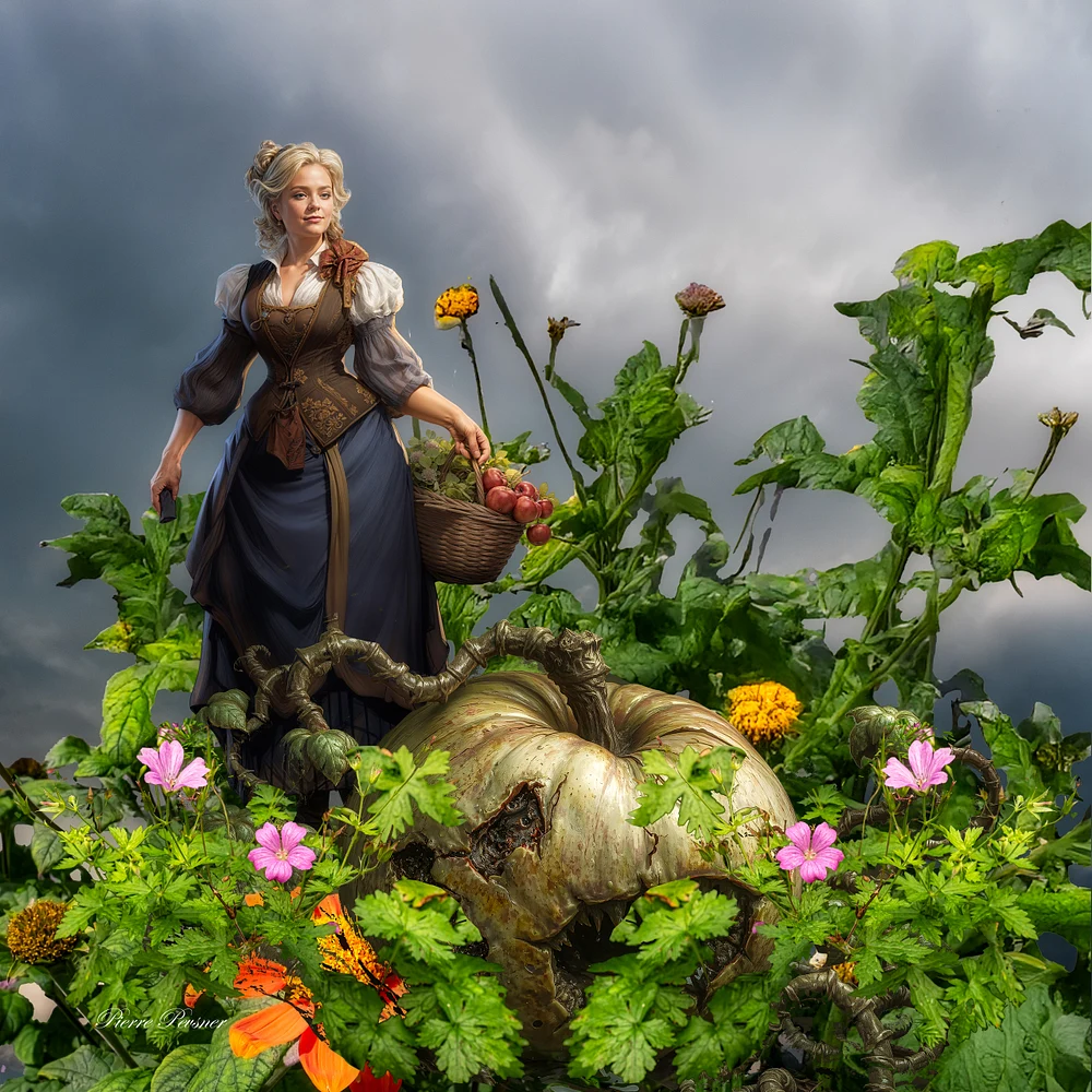 ARTEMIS IN HER VEGETABLE GARDEN