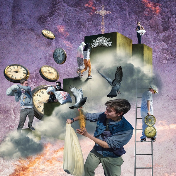 SETTING THE CLOCKS AT THE EDGE OF A DREAM - DREAM LAND - Pierre Pevsner Photography