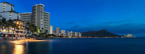 Waikiki to Diamond Head - Panoramas - Alan Barker 