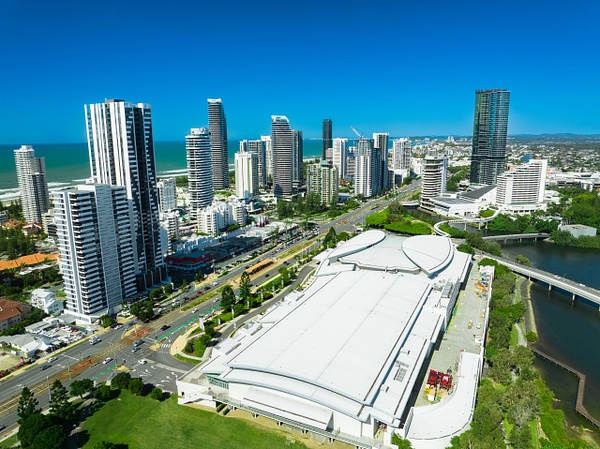 Gold Coast Convention Centre - Reign Scott Drone Imagery
