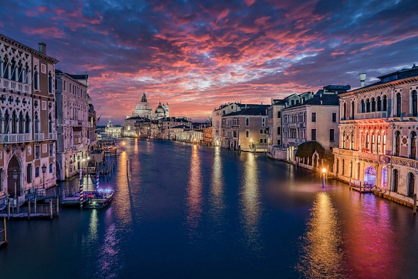 Venetian Elegance: A View from Ponte dell'Accademia
