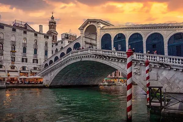 Captivating Rialto Bridge: A Venice Landmark by Maureen...