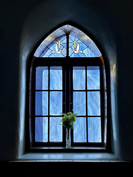 Interior Church Window by Donna Elliot