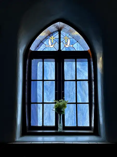 Church Window by Donna Elliot