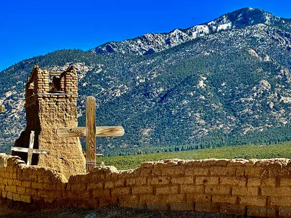 Taos Pueblo by Donna Elliot