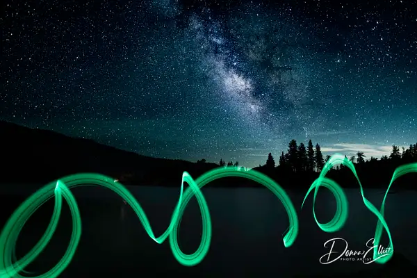 Milky Way Wishon 3 by Donna Elliot