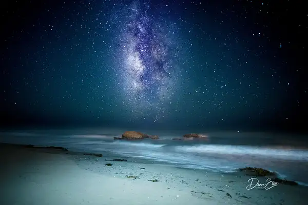Milky Way San Simeon by Donna Elliot