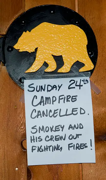 Campfire cancelled by Donna Elliot