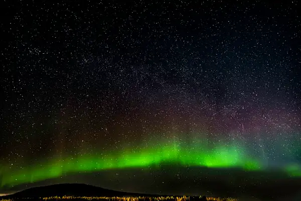 Aurora Borealis in Sweden by Donna Elliot