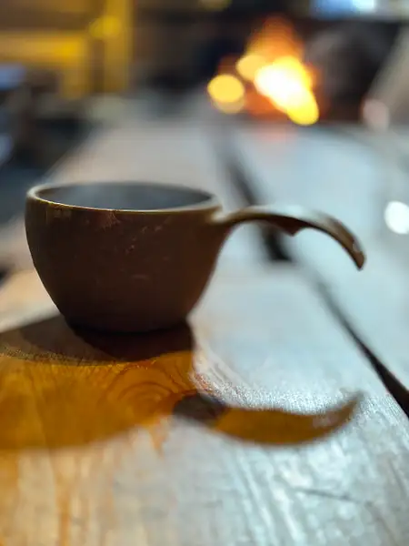Mug at a Sami table by Donna Elliot