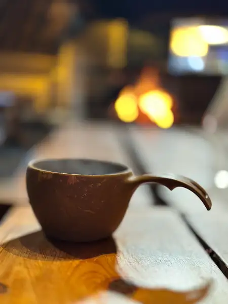 Mug at a Sami table by Donna Elliot