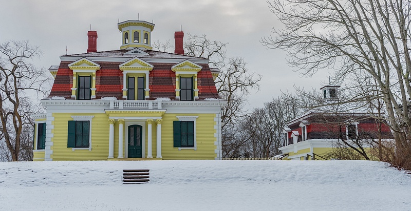 Penniman-House-Architecture-Second-Empire-snow-winter-Joe-McClure