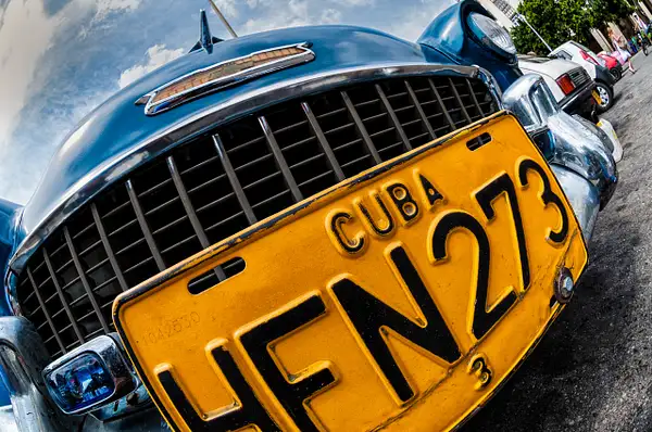 Classic Chevy, Havana, Cuba by Ronnie James