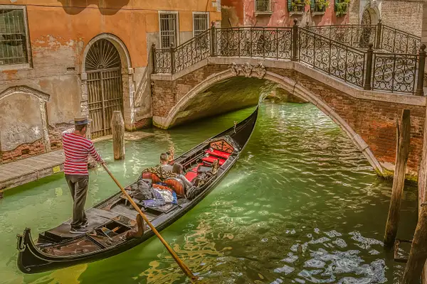Gondola Ride, Venice by Ronnie James