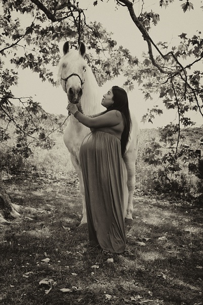 Maria And Her Horse - Kelly Clark Creative 