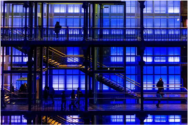 Stairs in blue by DanGPhotos