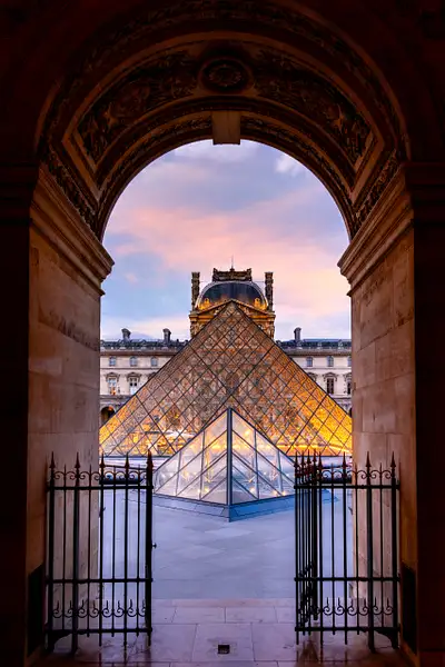 Alcove Louvre Pyramids from Alcove_DSF2178-HDR by...