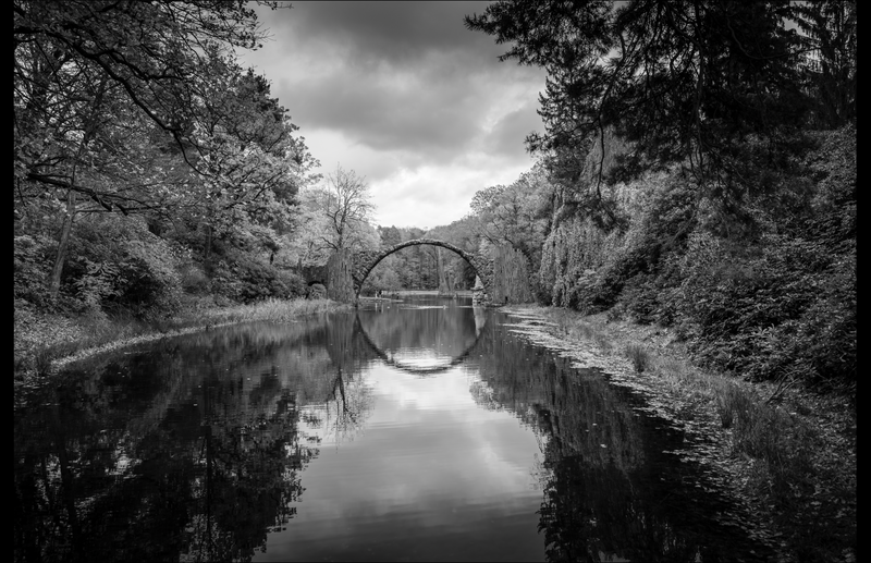 Devils Bridge black and white germany