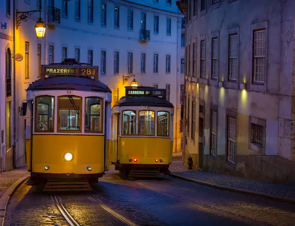 Lisbon's Iconic Tram 28 Portugal by KeenePhoto