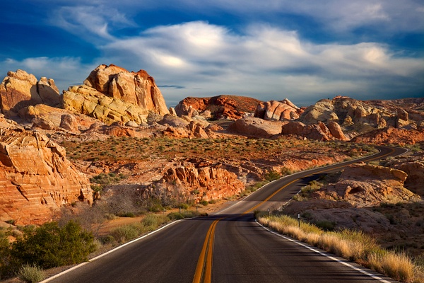 Winding Through the Valley of Fire - Rozanne Hakala Photography