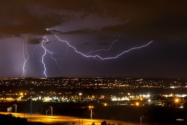 Lightning Over Albuquerque - Rozanne Hakala Photography
