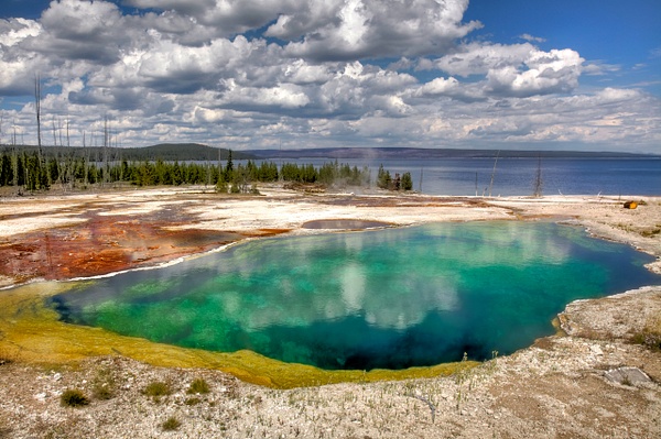 Yellowstone's Abyss Pool - Rozanne Hakala Photography