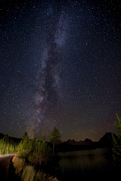 Milky Way at Jackson Lake - Rozanne Hakala Photography