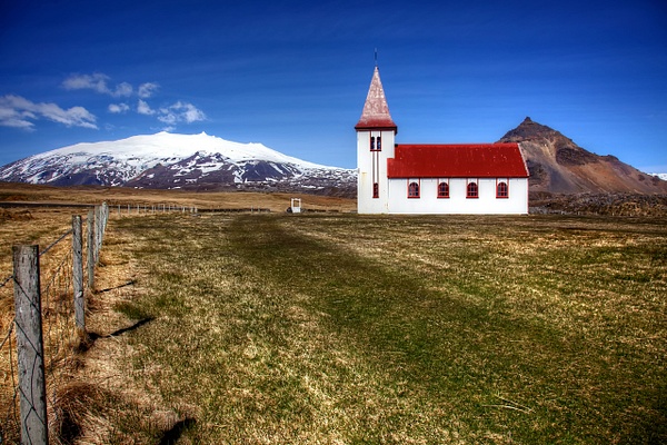Church at Hellnar - Rozanne Hakala Photography