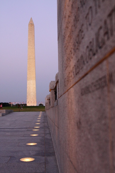 Washington Monument at Dusk - Rozanne Hakala Photography