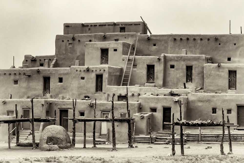 Classic View of Taos Pueblo
