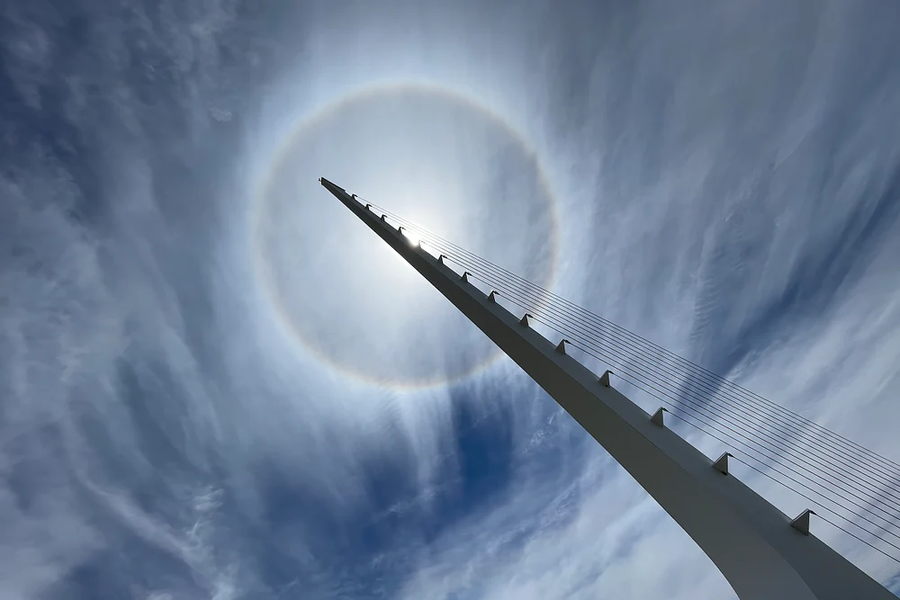 Solar Halo at the Sundial Bridge
