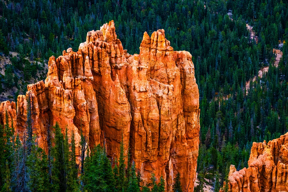 Stunning Red Rock Formations in Bryce Canyon National Park