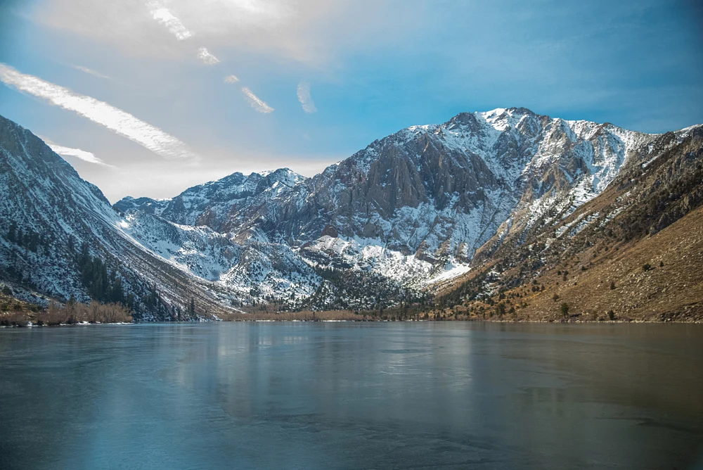 Stunning Winter Landscape at Convict Lake, California