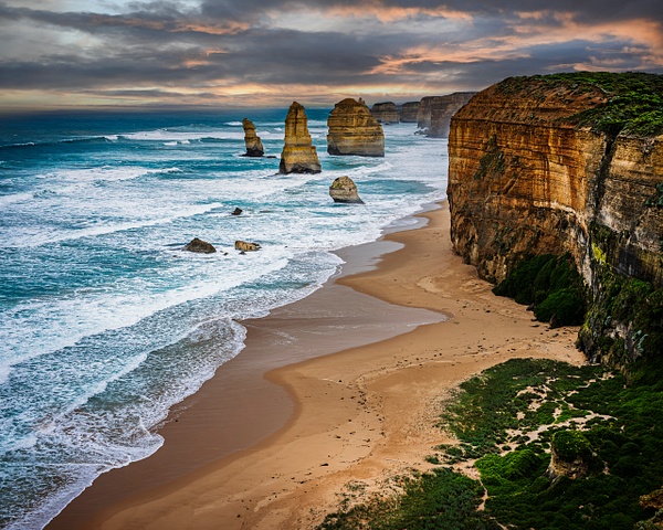 Dramatic Coastal Cliffs Along the Rugged Shoreline - Homepage - Bud James Photography