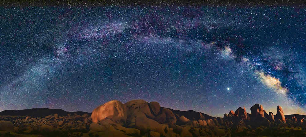 Stunning Milky Way Over Joshua Tree National Park at Night