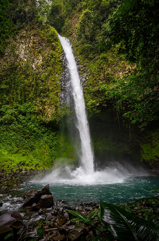 Verdant Plunge at La Fortuna Falls, Costa Rica