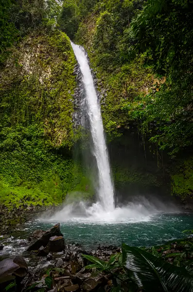 Verdant Plunge at La Fortuna Falls, Costa Rica by...