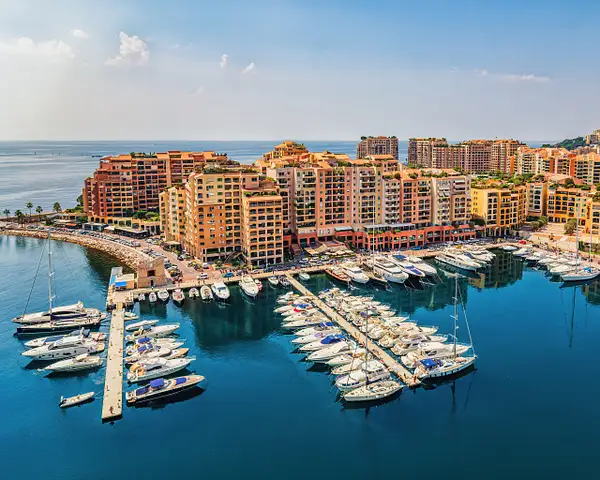 Azure Port Vista: Fontvieille Marina in Monaco by...