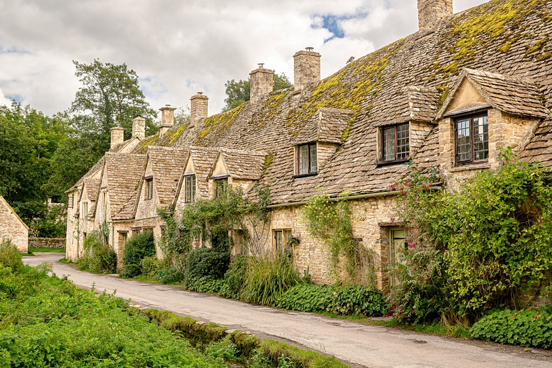 Stone-Crafted Cotswold Homes Along Bibury Lane