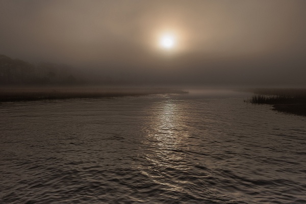 Foggy Sunrise Over a Jekyll Island Tidal Creek - Healthcare - Thomas Tanner