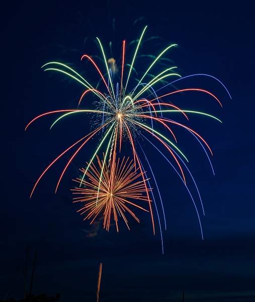 Grand MArais fireworks 2 - Fourth of July - ChristineGarbe