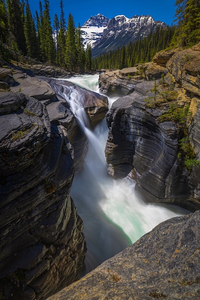 Mistaya Canyon in Banff National Park, Alberta - Waterfalls - Bradley Barnes Photography