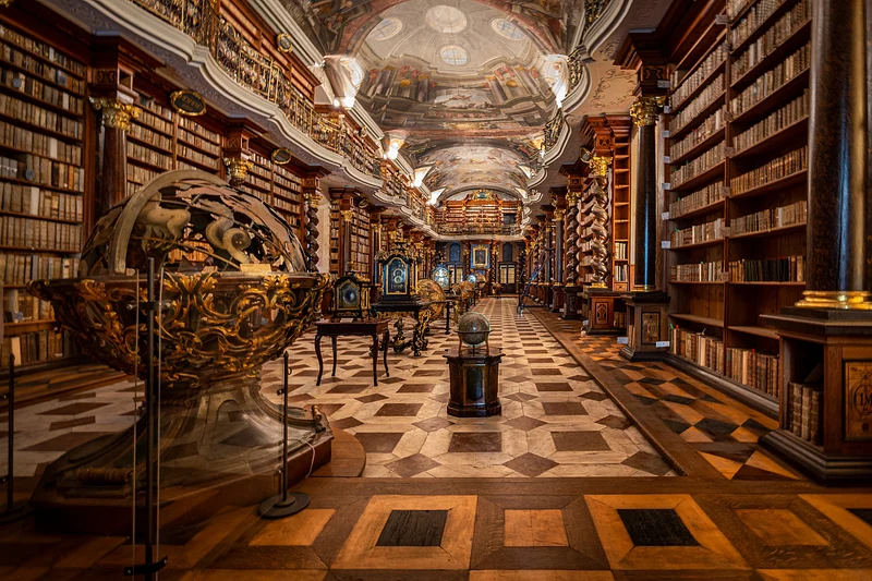 The Klementinum library, Prague, Czech Republic