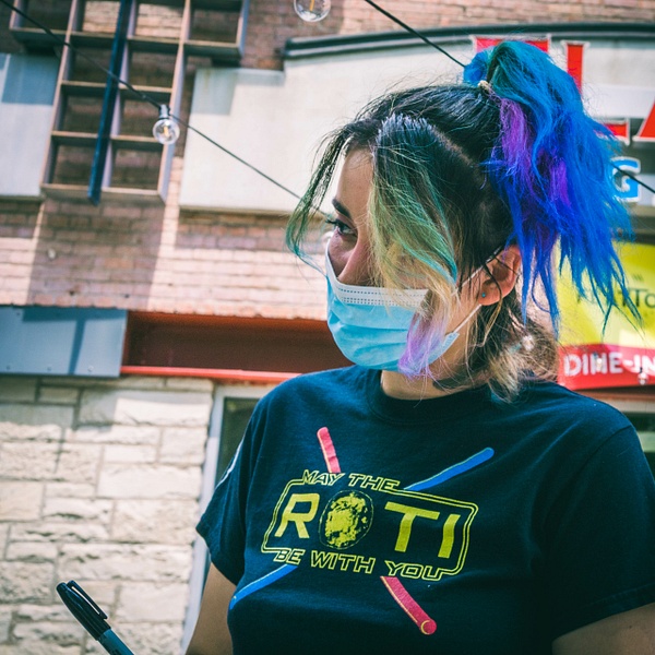 Rainbow In Her Hair - 2021 - Jeff Marcowitz Photography