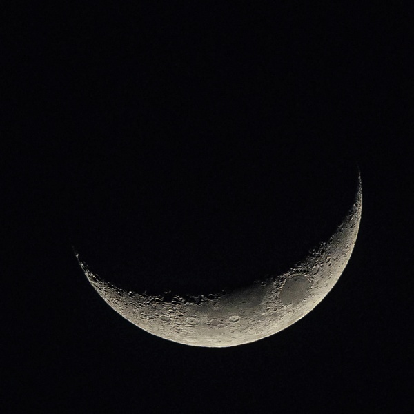 Waxing Crescent - 2024 - Jeff Marcowitz Photography