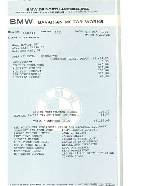 1974 BMW 3.0 CS for Sale A-GC.com-145 by MattCrandall