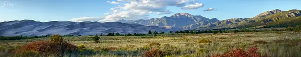 First View of the Great Sand Dunes Pano by jgpittenger