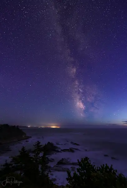 Milky Way Cape Arago by jgpittenger